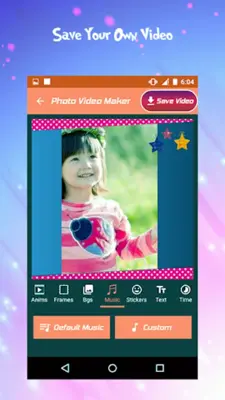 Photo Video Maker With Music android App screenshot 1